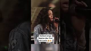  #Kehlani sings “Nights Like This” for Levi’s 😍🔥  #tydollasign #singer #vocals #