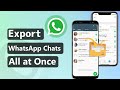 How to export WhatsApp chat | Free Method