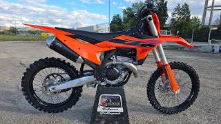 2025 KTM SX-F 350 walk around and first start.