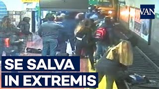 La milagrosa actuación de los pasajeros en una estación de tren en Buenos Aires