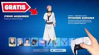 🈵 Como conseguir las SKINS del *JUJUTSU KAISEN* GRATIS en Fortnite ✅ JJK, TOJI, MAHITO, SUKUNA Skins