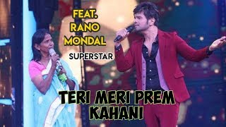 Ranu Mondal Her First Stage Show Song With Himmesh Reshmiya