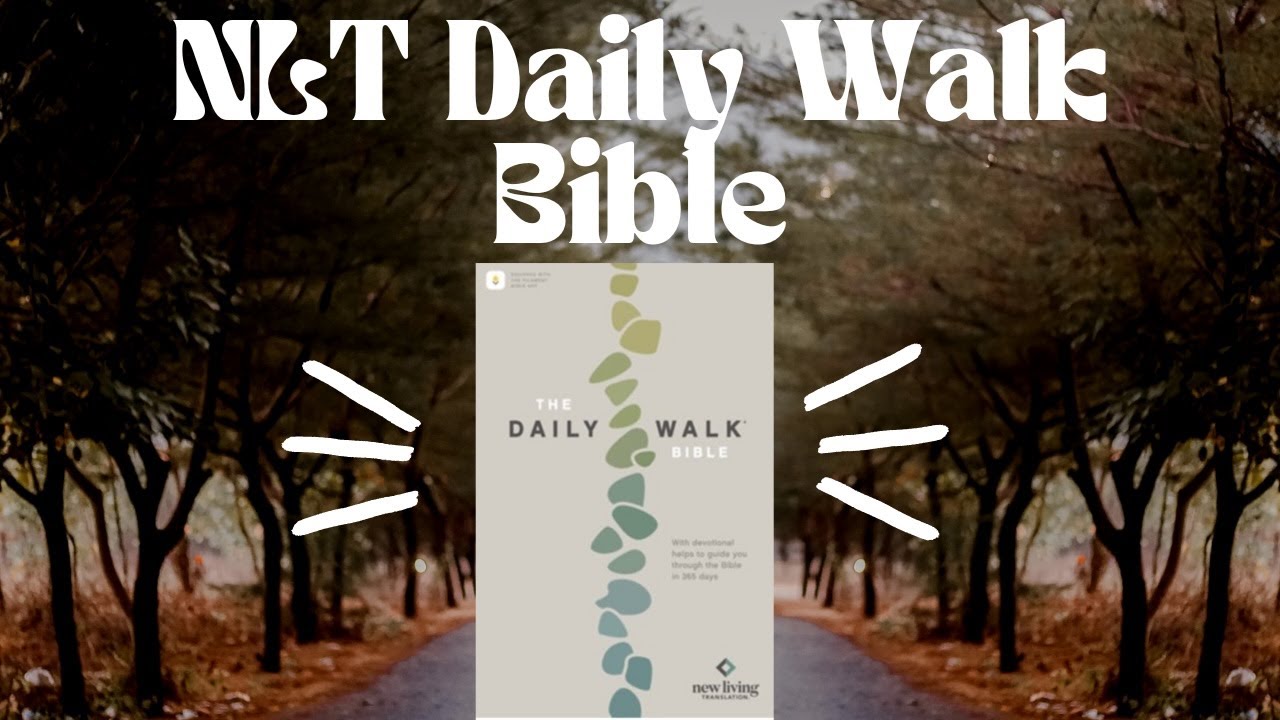 Nlt The Daily Walk Bible Youtube