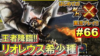 【MHX】はじめてのモンスターハンタークロス実況!! 集会所上位編#66 【モンハンX／リオレウス希少種】