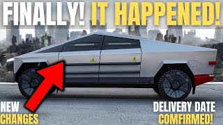 GAME OVER! Elon Musk Announces The Tesla Cybertruck FINALLY Has A Delivery Date & Some NEW Changes!
