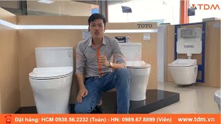 TDM.VN | So sánh phân biệt bồn cầu MS889DRT8 (MS889DT8) với MS885DT8 mẫu 1 khối năm 2019