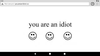 You Are An Idiot.org on Android