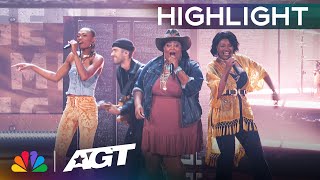 Chapel Hart performs "Fam Damily" at the AGT Live Shows! | AGT 2023