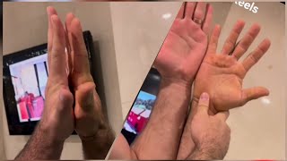 DEVON HAS BABY HANDS? / VITALY LALETIN DEVON LARRATT ARM / HAND MEASUREMENT