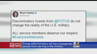 Massachusetts Leaders Blast Trump's Transgender Military Ban