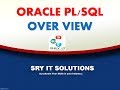 ORACLE PLSQL ONLINE TRAINING | ORACLE PLSQL TRAINING | PLSQL TRAINING VIDEO | PLSQL PROJECT SUPPORT