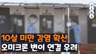 10살 미만 감염 확산...오미크론 변이 연결 우려  / JIBS / 제주 / 2022.01.05