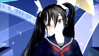 [MMD] セーラー服くしろ式ミクさんで好き!雪!本気マジック Kushiro type Miku \