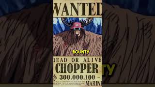 Why does chopper have a low bounty? Explained #chopper