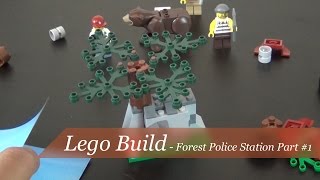 Lego Build - City Forest Police Station Set #4440 - Part1