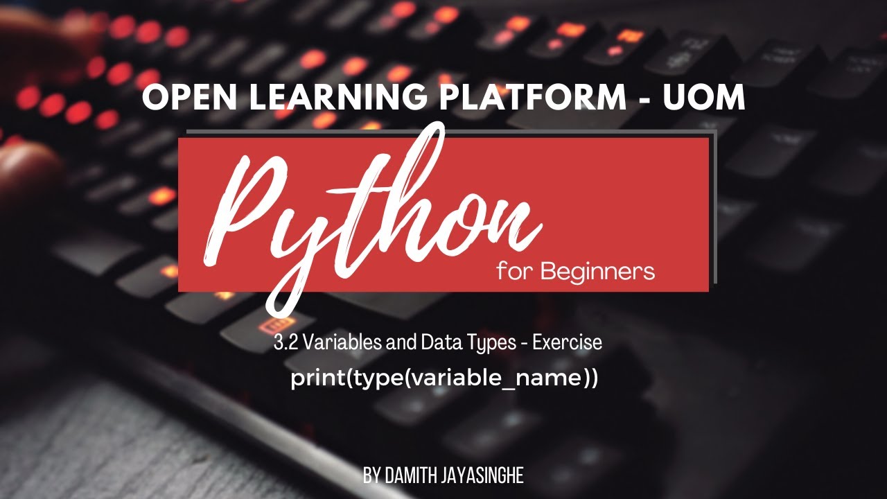 Exercise Review - Course 1 - Python For Beginners | 3.2 Variables And ...