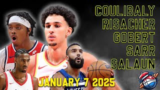 COULIBALY - SARR - GOBERT-  RISACHER - SALAUN - NBA FRENCH HIGHLIGHTS  01.01.2025