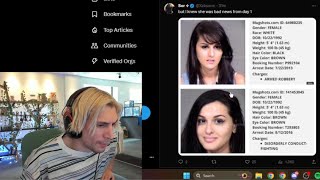 xQc Reacts to SSSniperWolf going to jail