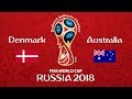 Denmark vs. Australia National Anthems (World Cup 2018)