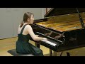 ブラームス国際コンクール（ドイツ）1次予選 東海林茉奈　brahms piano competition round 1 mana shoji