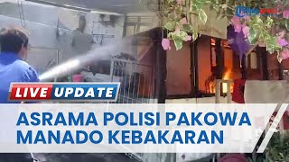 Delapan Rumah Asrama Polisi Pakowa Manado Hangus Dilalap Api, Kapolda Imbau Penghuni Punya APAR