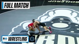 165 LBS: Zach Axmear (Iowa) vs. #6 Ethan Smith (OSU) | 2021 B1G Wrestling