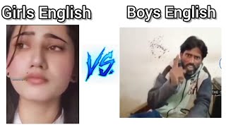 Girls VS Boys English ❤😂 #meme