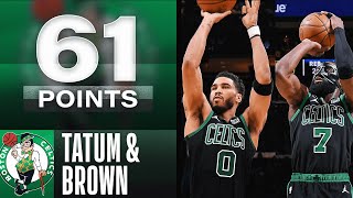 Jayson Tatum (34) & Jaylen Brown (27) Combine 61 Points In Celtics W! | March 24, 2023