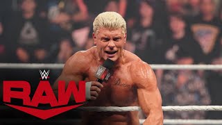 Cody Rhodes: “The sun is going down on Roman Reigns’ generational run”: Raw, March 13, 2023