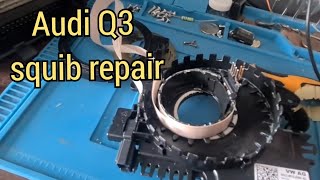 Audi Q3 2013 squib repair snapped clock spring