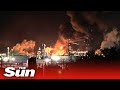 Huge explosion & fire at Exxon refinery in Texas leaves several injured