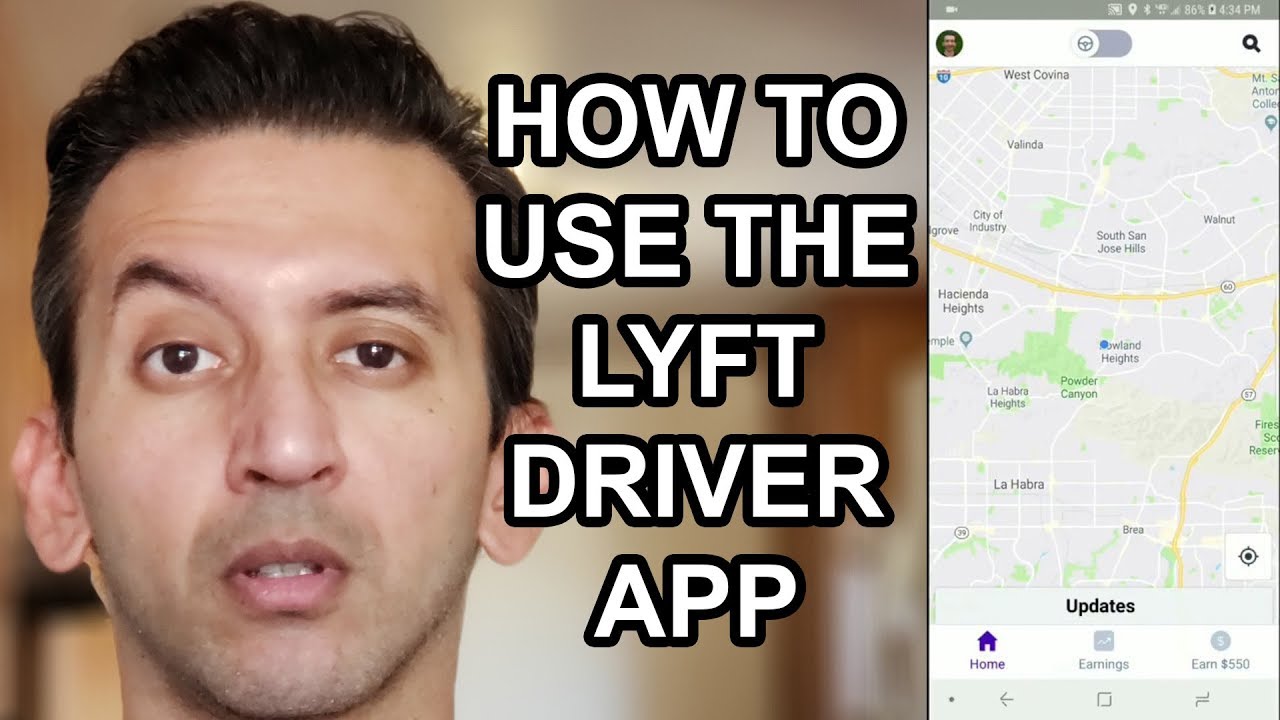 How To Use The Lyft Driver App - YouTube