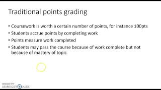 types of grading systems