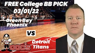College Basketball Pick - Green Bay vs Detroit Prediction, 3/1/2022 Best Bets, Odds & Betting Tips