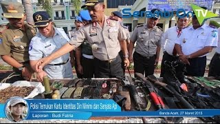 Polda Aceh Temukan KTP Dini Minimi dan Senjata Api