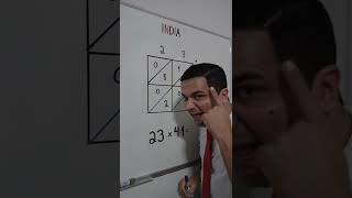 Multiplicação utilizando um Método INDIANO ❤️ Mr Bean da Matemática 👨🏻‍🏫