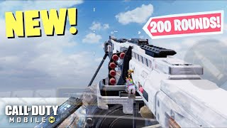 NEW RPD NO RECOIL GUNSMITH BUILD with 200 ROUND MAG in CALL OF DUTY MOBILE!! (TEST SERVER)