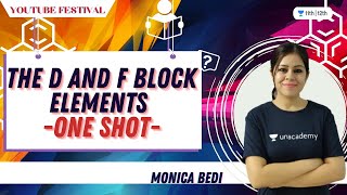 d and f Block Elements in One-Shot | Class 12 Chemistry | Monica Bedi