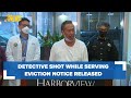 King County Detective who was shot serving eviction notice speaks from hospital