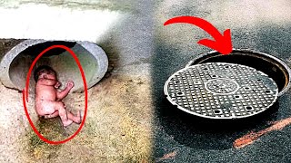 Old Lady Hears Crying Sound Coming From Sewer Is Shocked When She Takes A Look Inside