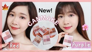 Review อายชาโดว์สีใหม่ล่าสุดจาก CANMAKE | キャンメイクの新色アイシャドウレビュー＆スウォッチ