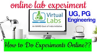 Virtual Labs, How to do Practical Online ?