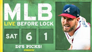 MLB DFS Picks Today 6/1/24: DraftKings & FanDuel Baseball Lineups | Live Before Lock