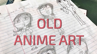 Old Anime Art Sketchbook Tour