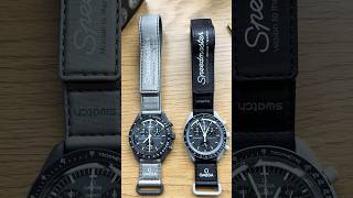 Fake vs Real Omega x Swatch comparison. #omega #moonswatch #swatch #watches #missiontomoon #mercury