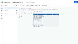 Google Apps Script course(3) : For Loop {with business use}
