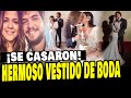 ACTRIZ KARINA JORDAN SE CASÓ Y MOSTRÓ SU HERMOSO VESTIDO DE BODA