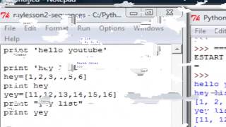 Python Tutor for beginners-2- Sequences (HD)