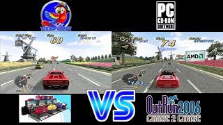 Outrun 2 SPDX Vs PC Outrun 2006 C2C (OR2 Route A - C2C Bonus Car)