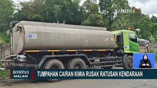 Truk Tangki Cairan Kimia Bocor di Bandung Barat, Gegana Selain Soda Api, Ada 3 Zat Kimia Lain